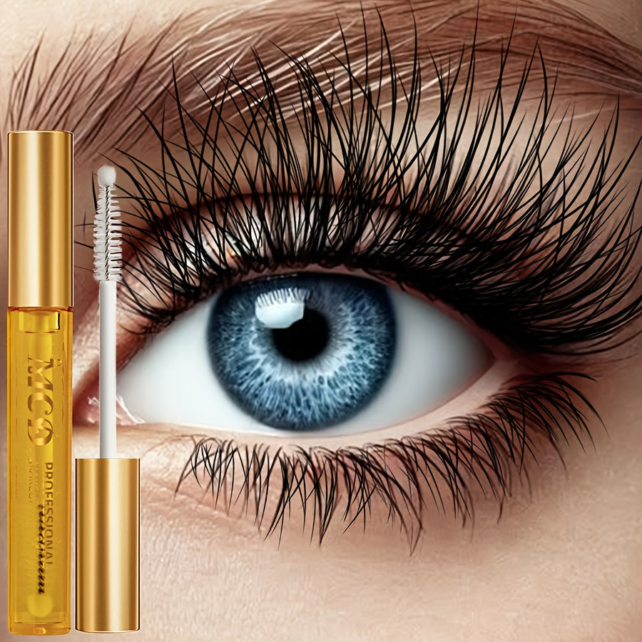 Natural Eyelash Serum - with Curling & Slender Lashes, Long-Lasting Volume & Curl, Non-Greasy Formula, for Everyday & Special Events - Eye Makeup Gel Mascara Cream, Event Beauty Product, Sleek Tube Packaging, Nourishing Ingre