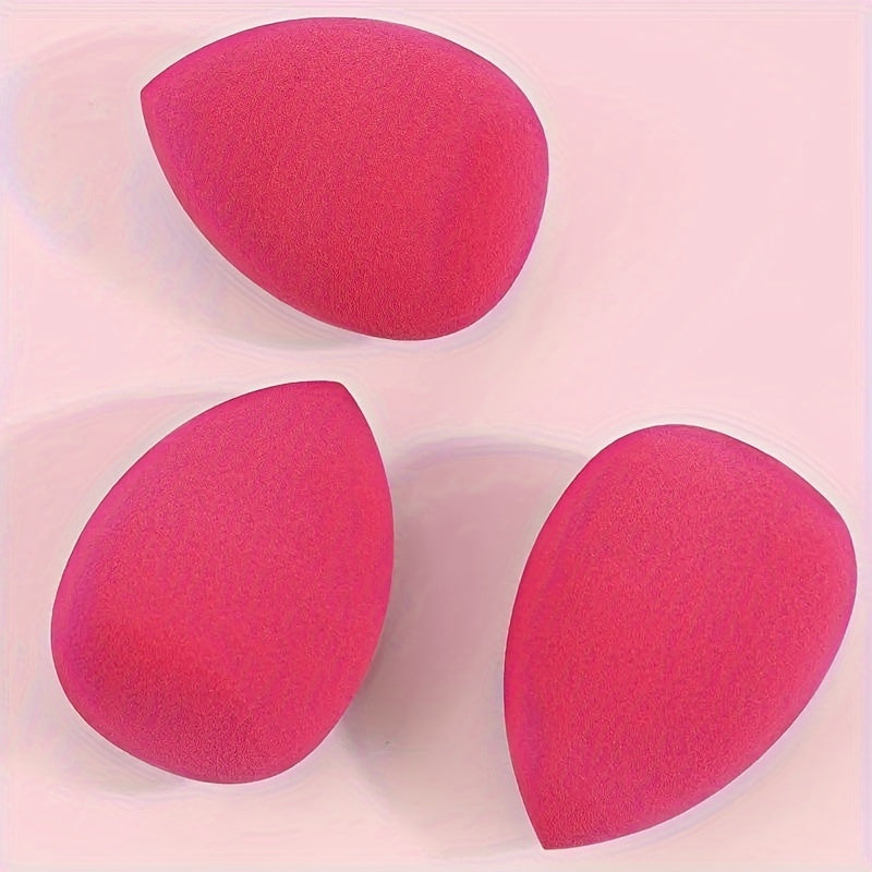 3/10pcs Beauty Sponges, Makeup Blender, Dry & Wet Use, Cosmetic Puffs In Random Colors & Shapes, Flawless Foundation Application
