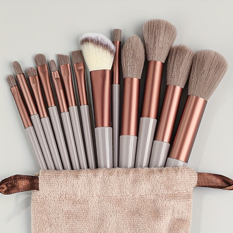 Makeup Brush Set Soft Fluffy Professiona Cosmetic Foundation PowdeiEyeshadow Kabuki Blending Make Up Brush Beauty Tool MakeupSponge Storage Bag