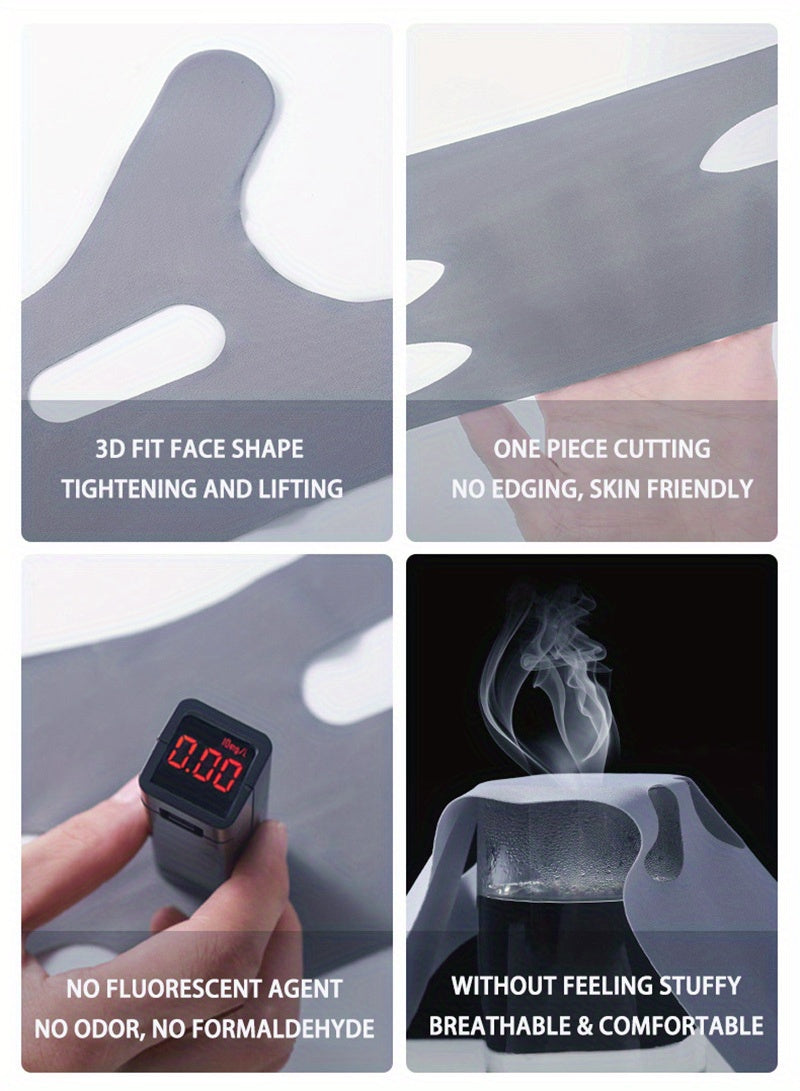 2 Sets Face V Shaper, Comfortable & Reusable Facial Slimming Bandage, Ultra Thin Breathable Facial Mask, Prevent Drooping Beauty Band, Massage, Gifts for Women, Perfect Gifts for Mother's Day