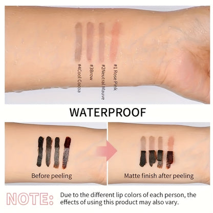 Lakerain -off Lip Liner | Gently Defines Retro 3D Lips, Waterproof Matte, Long-lasting & Smudge-proof, Creates All-day Natural Beauty Lips