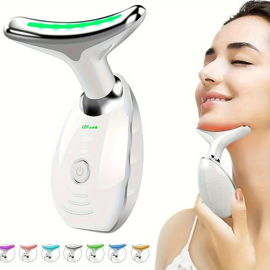 Beauty Gifts, Neck & Face Skin Massager, 1 Piece Set Of Portable USB Charging, Electric Facial Massage Tool For Mother's Day Gifts, Womens Massager, Skin Care Comfort Product For Women Gifts For Her, Comfort Beauty Instrument