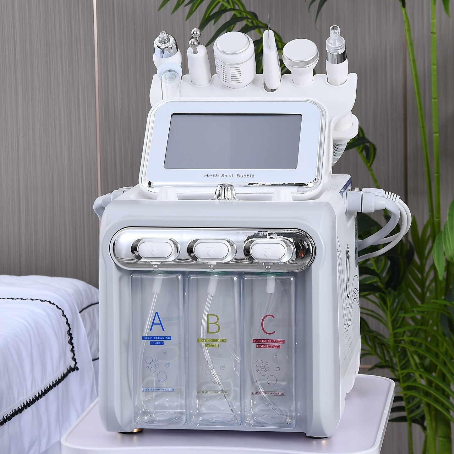 6-in-1 H2O2 Beauty Skin Cleaning Hydrogen-Oxygen Facial Machine, Facial Care Machine, Homeuse Beauty Instrument