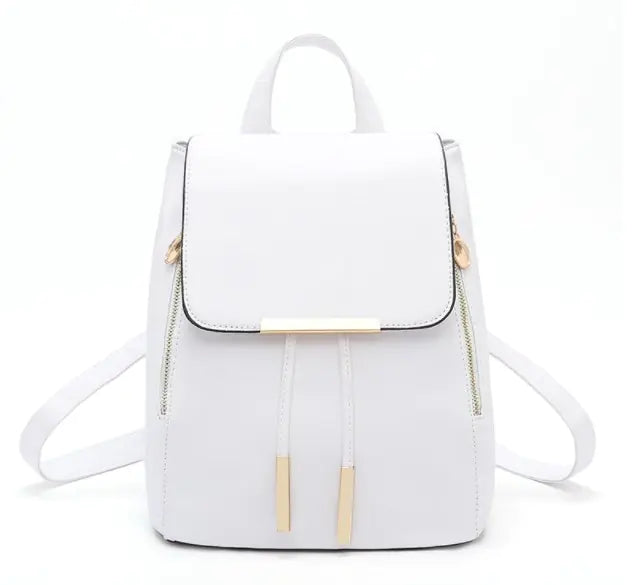 Travel Backpack Leather Bag