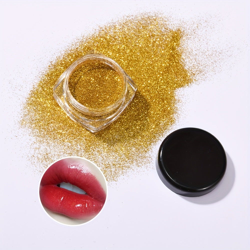 Sparkling DIY Lip Gloss Kit - Create Your Own Long-Lasting, Shimmering Lipstick with Glitter Liquid Makeup Base - Complete Customizable Beauty Set