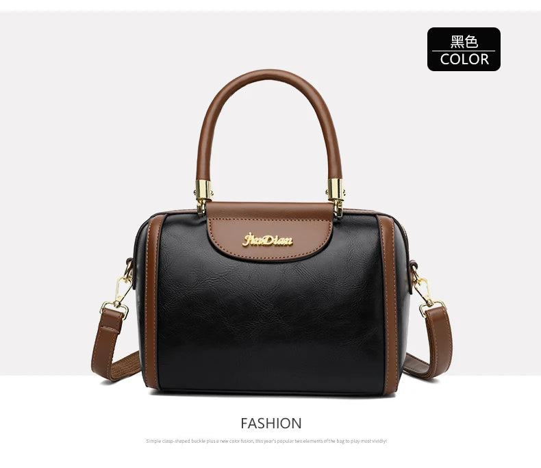 Vintage Fashion Handbag Women’s Elegant Shoulder Crossbody Bag Luxury Versatile Small Bag