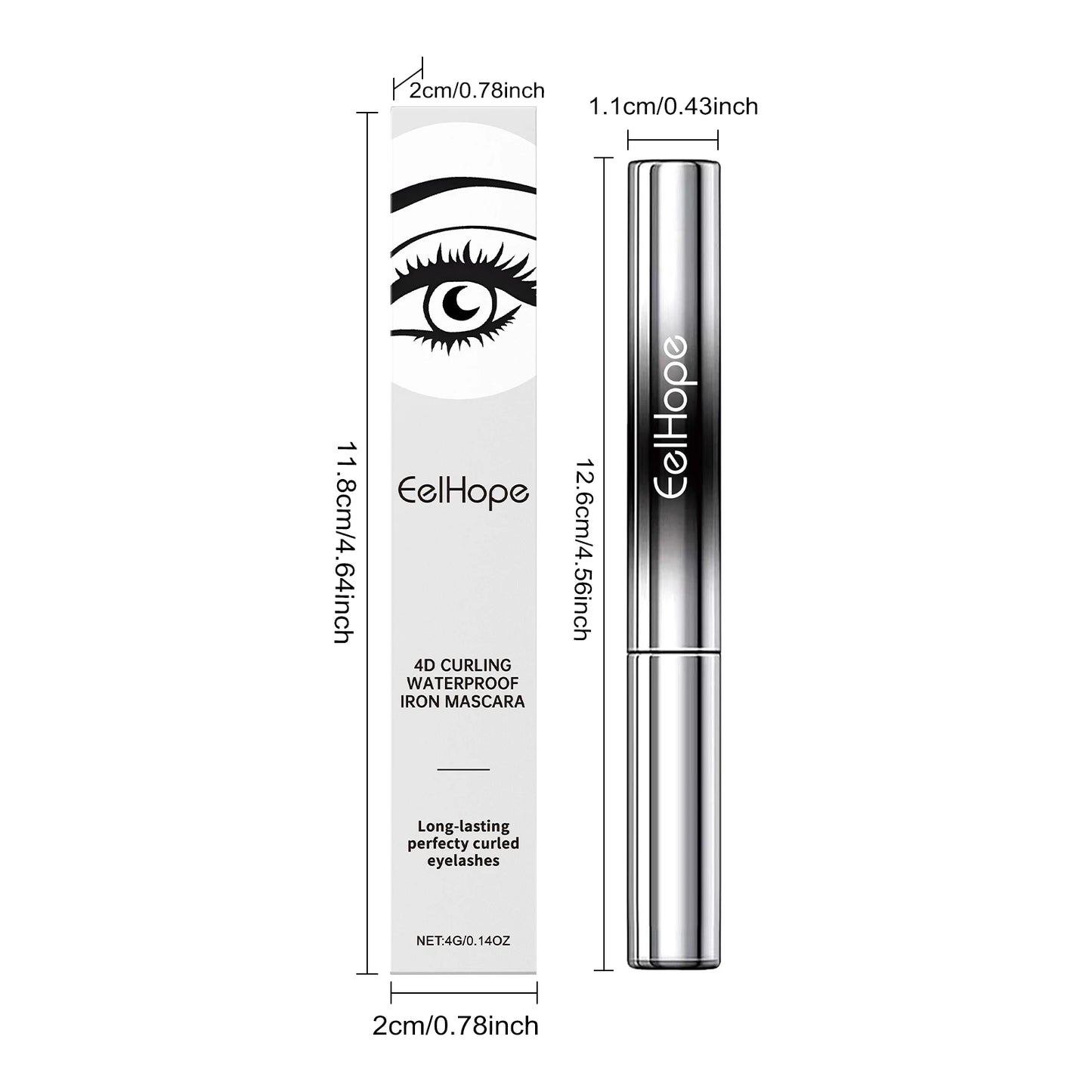 Waterproof 4g Eyelash Mascara