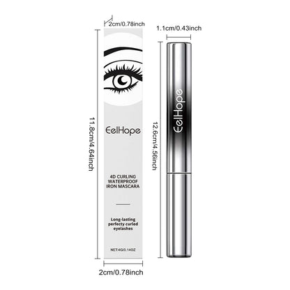 Eelhope 4g Eyelash Lengthening Mascara 4d Curly Thicken Eye Lash Long Lasting Makeup Waterproof Fast Dry Black Curling Mascara