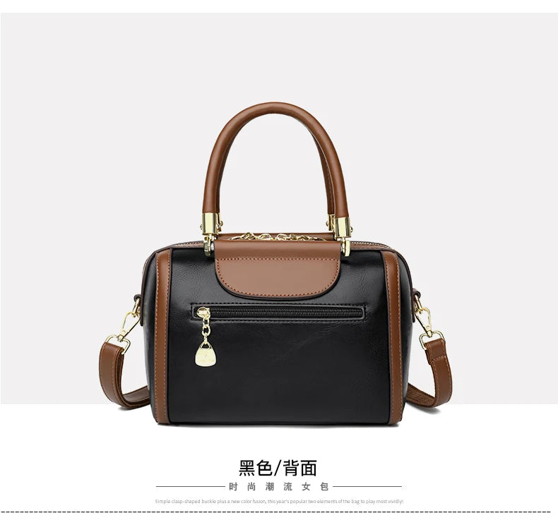 Vintage Fashion Handbag Women’s Elegant Shoulder Crossbody Bag Luxury Versatile Small Bag