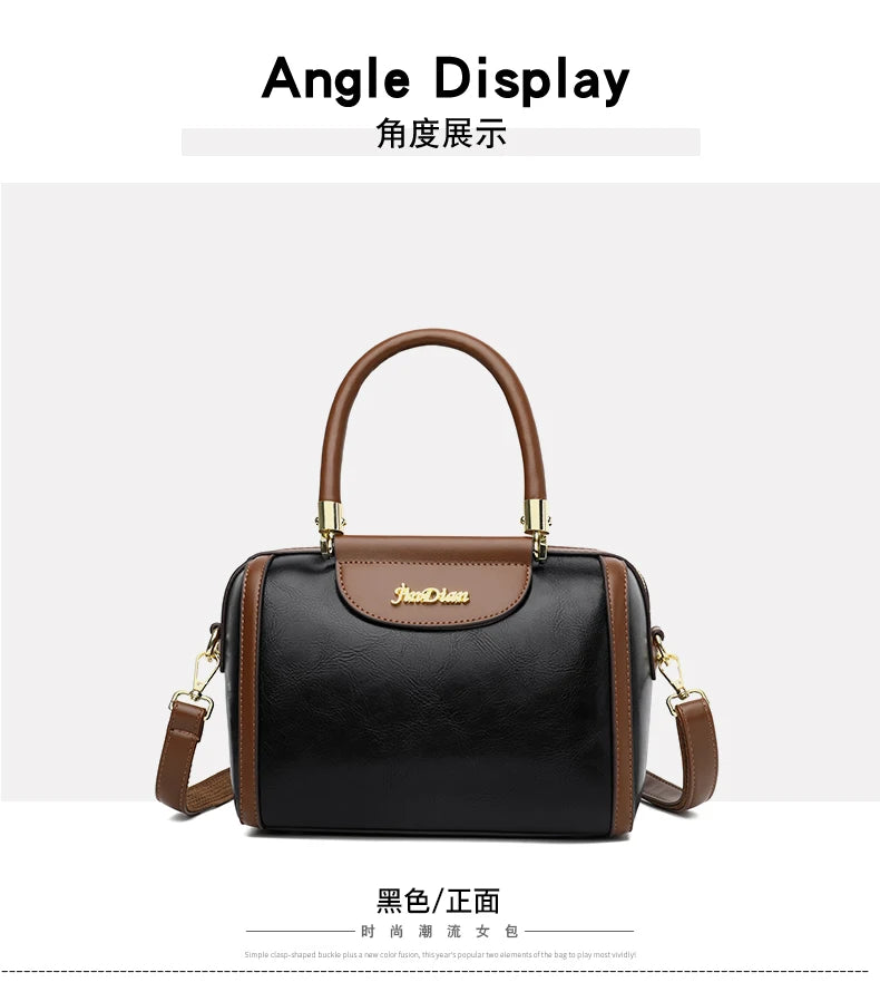 Vintage Fashion Handbag Women’s Elegant Shoulder Crossbody Bag Luxury Versatile Small Bag