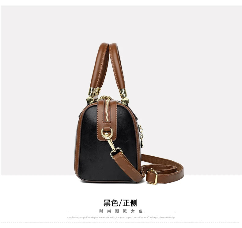 Vintage Fashion Handbag Women’s Elegant Shoulder Crossbody Bag Luxury Versatile Small Bag