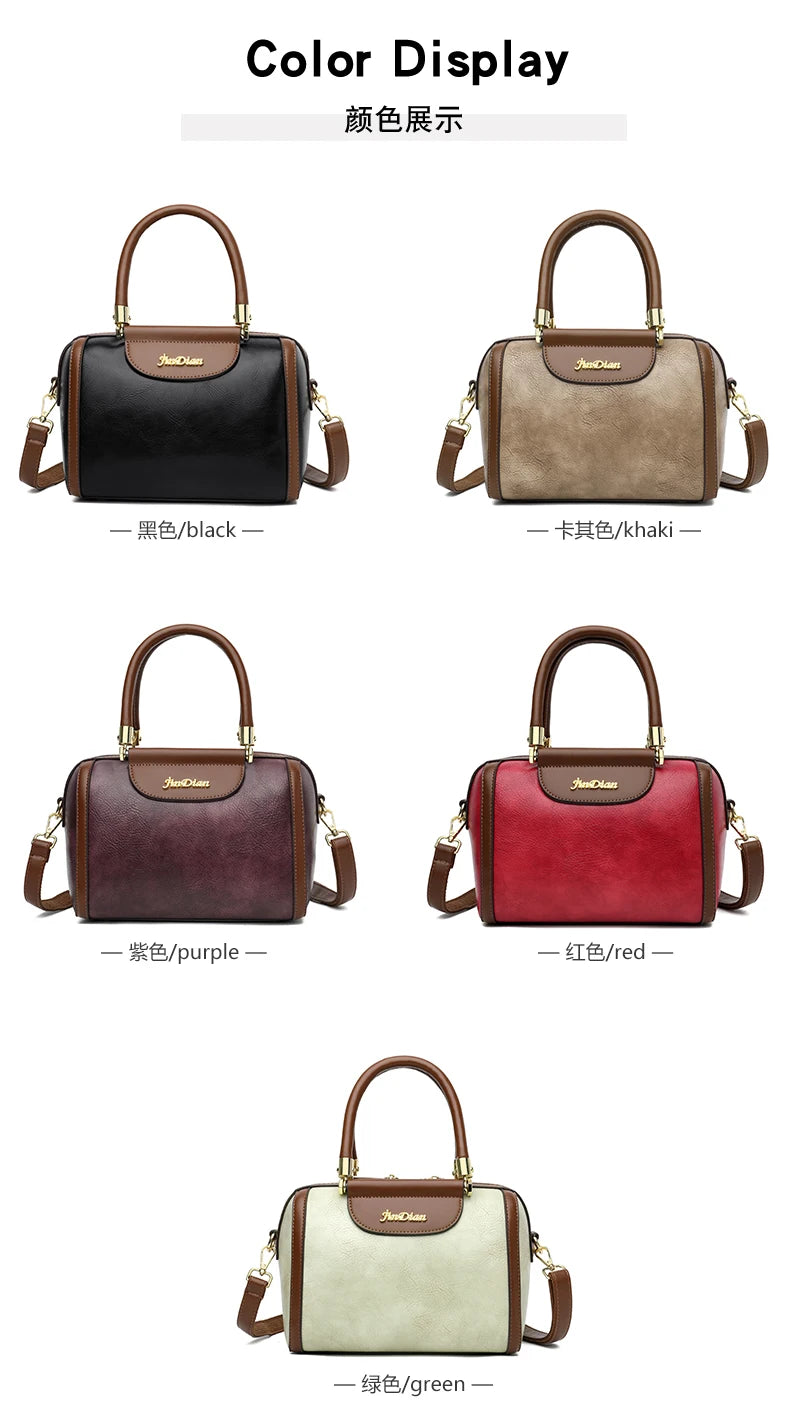 Vintage Fashion Handbag Women’s Elegant Shoulder Crossbody Bag Luxury Versatile Small Bag