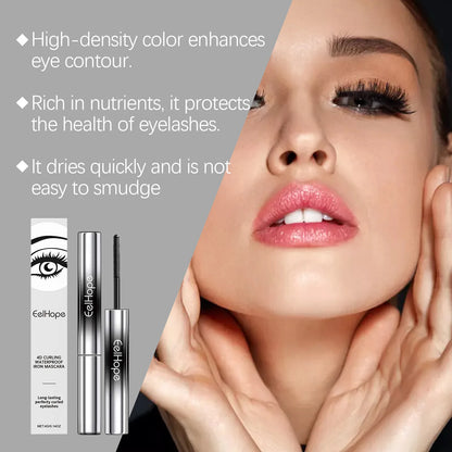 Eelhope 4g Eyelash Lengthening Mascara 4d Curly Thicken Eye Lash Long Lasting Makeup Waterproof Fast Dry Black Curling Mascara