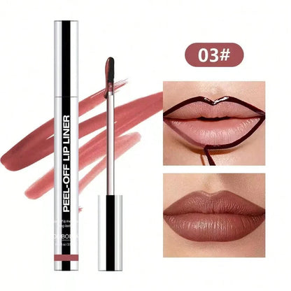 Waterproof Lip Liner Peel Off Tattoo Lipgloss Waterproof Long Lasting Matte Lip Contour Tear-off Lips Stain Cosmetics