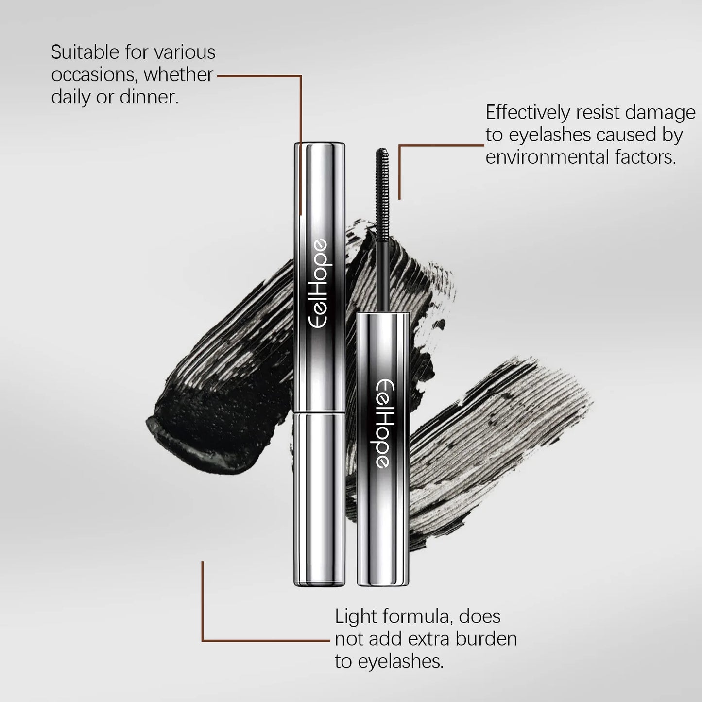 Waterproof 4g Eyelash Mascara