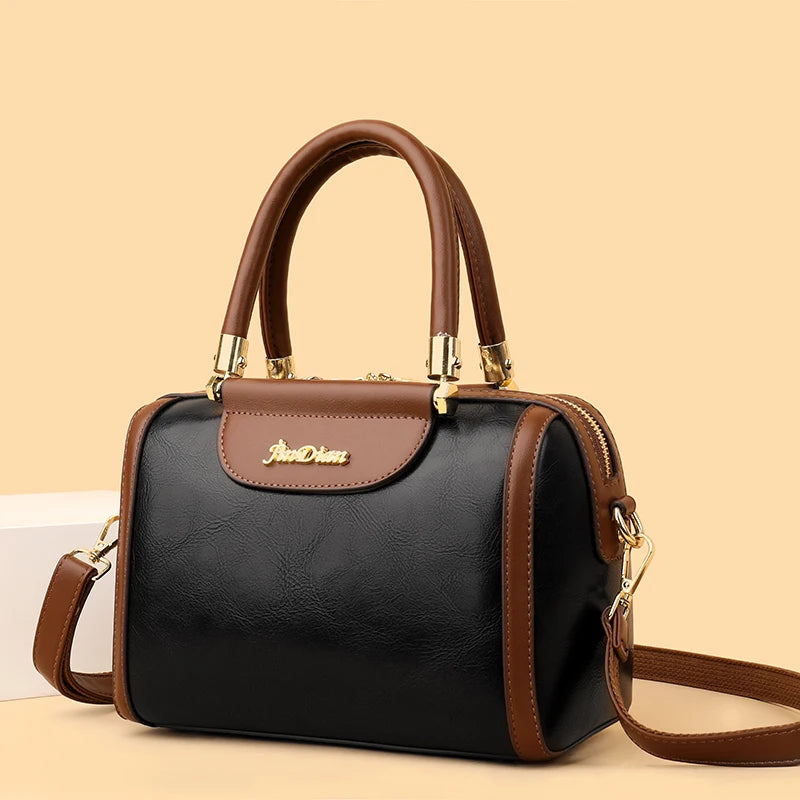 Vintage Fashion Handbag Women’s Elegant Shoulder Crossbody Bag Luxury Versatile Small Bag