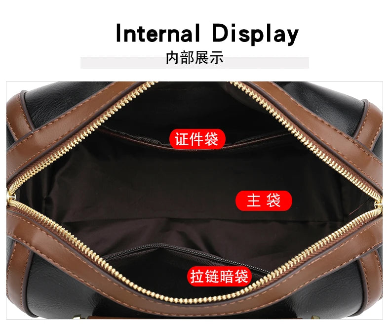 Vintage Fashion Handbag Women’s Elegant Shoulder Crossbody Bag Luxury Versatile Small Bag