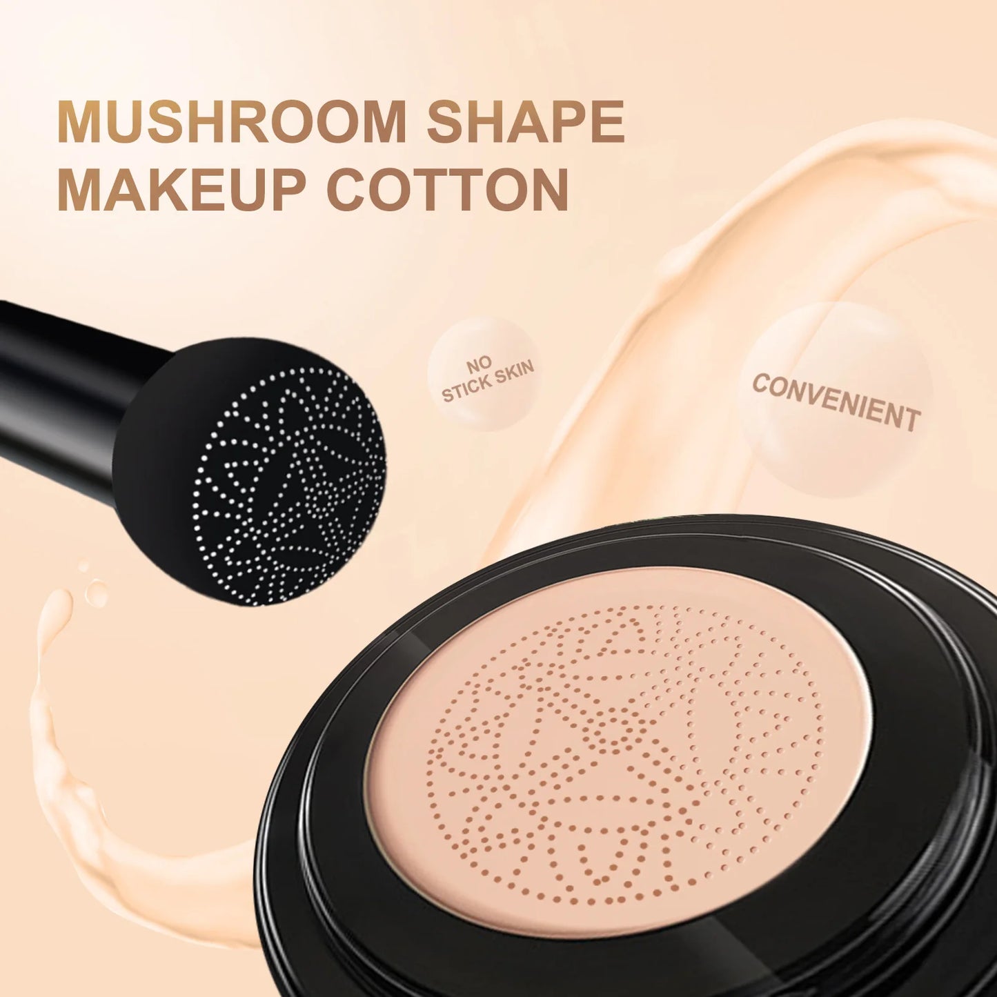 EELHOE Moisturizing Cushion BB Cream Perfect Concealer Glowing Skin Tone Enhance Luster Easy to Operate Lasting Makeup BB Cream