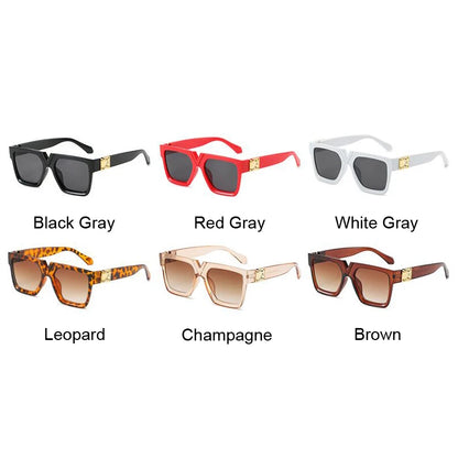 2021 Square Sunglasses Woman Luxury Brand Travel Black Rectangle Sun Glasses Female Fashion Retro Lunette De Soleil Femme