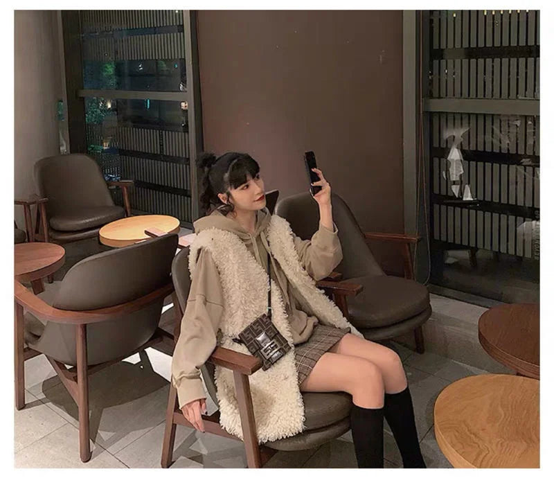 Plaid Woolen Skirt Autumn and Winter Women's Clothing High Waist A- line Skirt Woman Skirts Mujer Faldas Saias Mulher