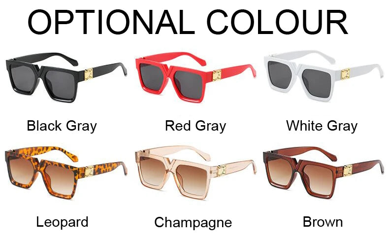 2021 Square Sunglasses Woman Luxury Brand Travel Black Rectangle Sun Glasses Female Fashion Retro Lunette De Soleil Femme