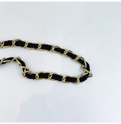 Women's Hand-Woven Bag Crochet Homemade Graceful Strip Thread Handbag Women's Shoulder/Crossbody Bag