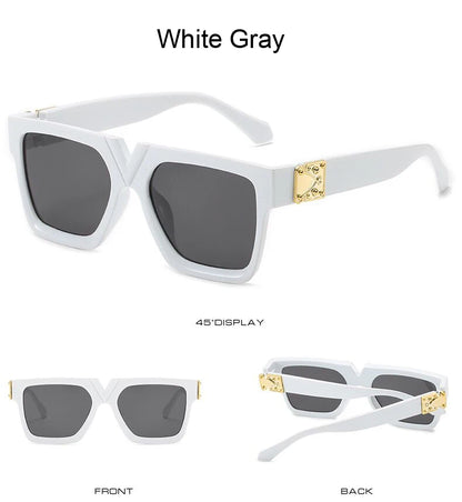 2021 Square Sunglasses Woman Luxury Brand Travel Black Rectangle Sun Glasses Female Fashion Retro Lunette De Soleil Femme