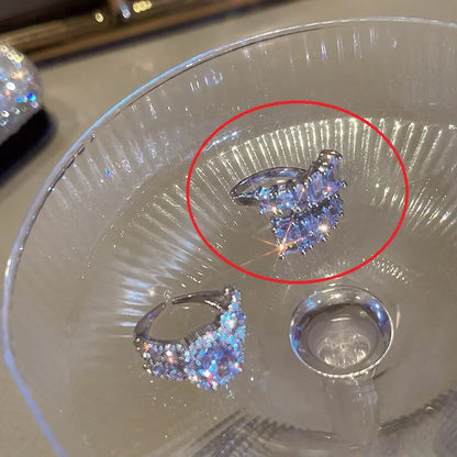 Light Luxury Zircon Retro Intersection Jewelry
