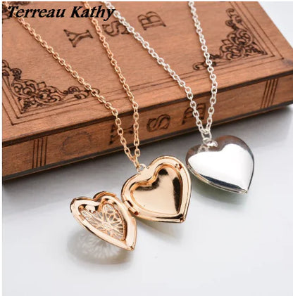 Openwork Heart Necklace - Heart Pendant Jewelry