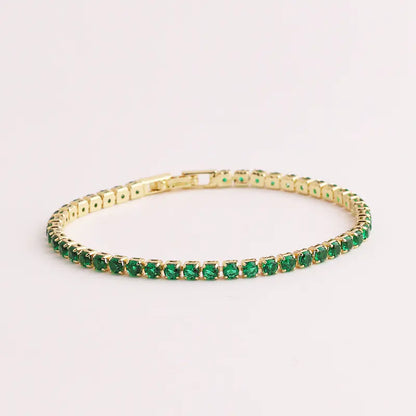 Green Zircon Women's Pull Bracelet Jewelry