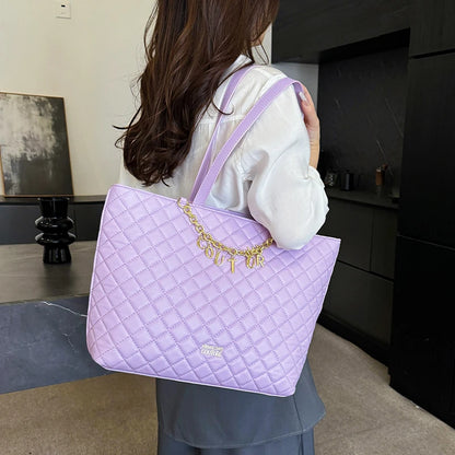 Women's Classic Leather Luxury Shoulder Handbag Elegant Designer Crossbody Tote Bag For Everyday Fashion