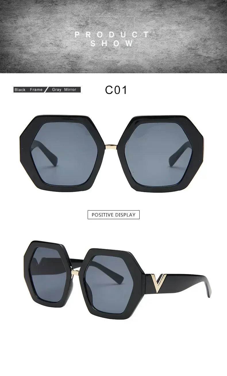 2025 Luxury Square Sunglasses Ladies Fashion Glasses Classic Brand Designer Retro Sun Glasses Women Sexy Eyewear Unisex Shades