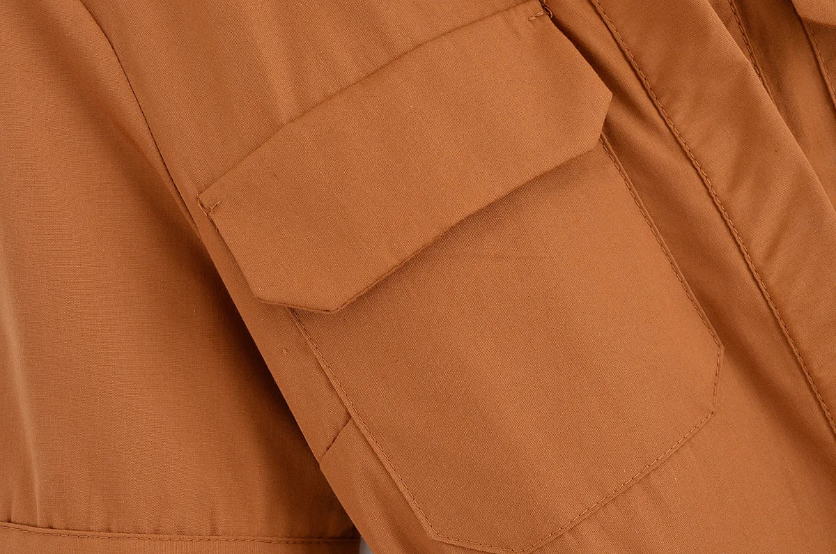 HH Woman Dresses Solid Turn-Down Collar Short Sleeve Pockets Bow Lace-Up Single-Breasted Female Fashion Long Dress 7 Color