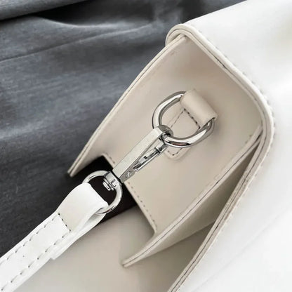 Vintage Women Black Chic Crossbody Bag Luxury Designer Small Shoulder Bags Fashion Red Purse Cute Pu Leather Handbag Sac A Main