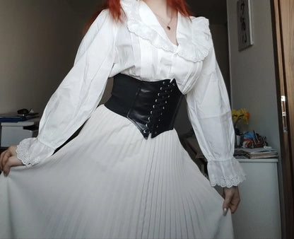 Women Blouse Female Shirt Summer Womens Blouses Spring Maxi Blusas Casual Elegant Vintage Long Sleeve Cotton Oversize Loose