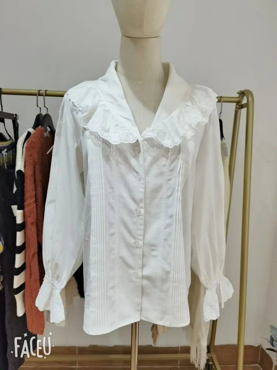 Women Blouse Female Shirt Summer Womens Blouses Spring Maxi Blusas Casual Elegant Vintage Long Sleeve Cotton Oversize Loose