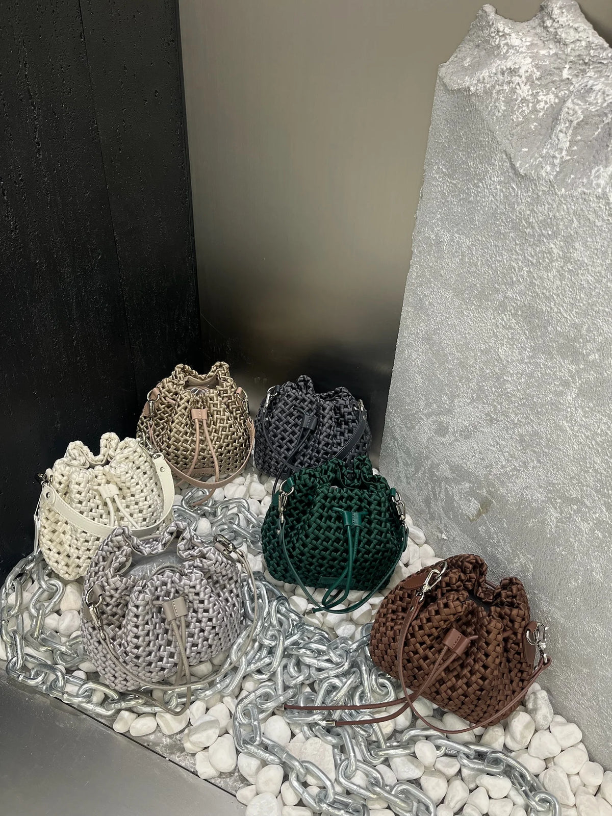 European Handb Tote bag woman Bucket bag handbags for women Nylon underarm purse Euro ...