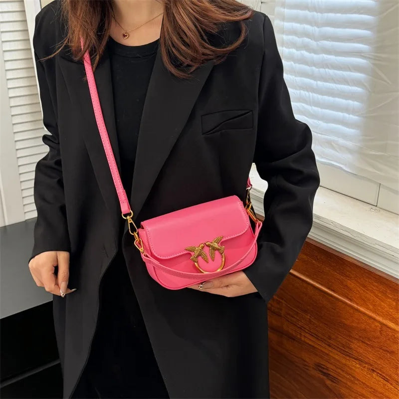 Handbag, A Must-enter for Experts New High-end Fashion Versatile Oblique Span Bag, Fashionable Retro High-texture