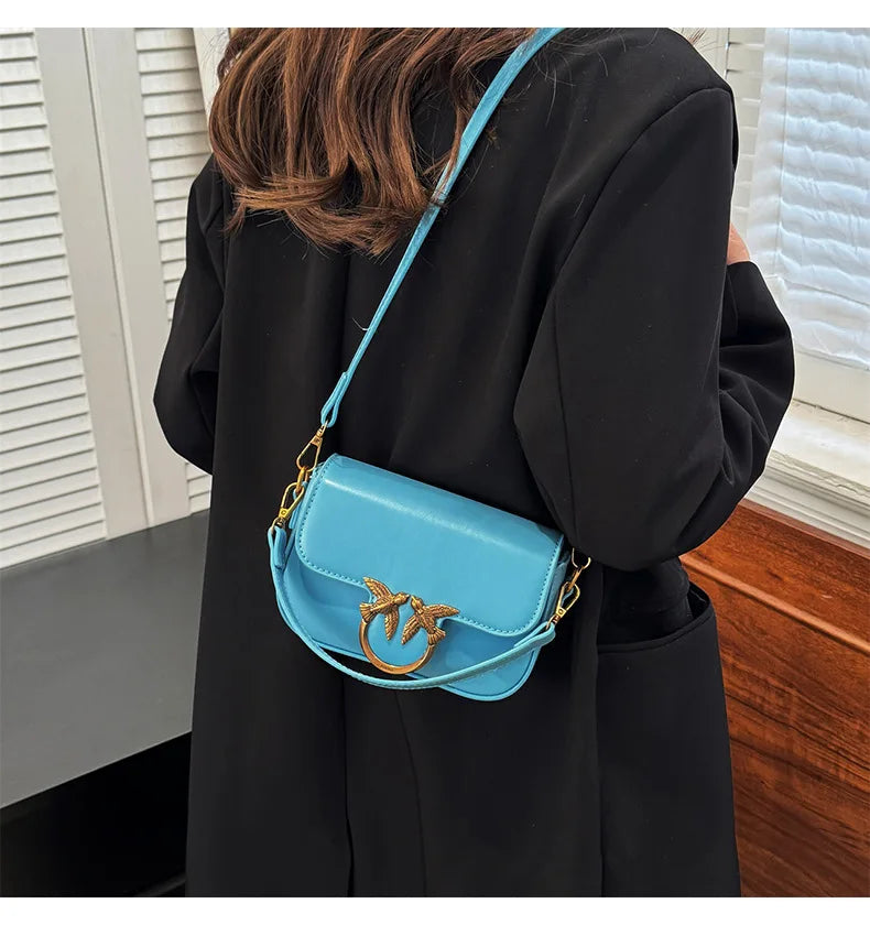 Handbag, A Must-enter for Experts New High-end Fashion Versatile Oblique Span Bag, Fashionable Retro High-texture