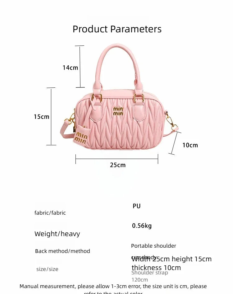 2025 New Women Small Square Bag Versatile Casual Fashion Multi-way Shoulder Crossbody Tote for Daily Use Hand Bags for Women