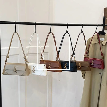 Elegant Crossbody Bag For Women Leather Handbag With Shoulder Strap Classic Design Famous Brand Ladies Accessory