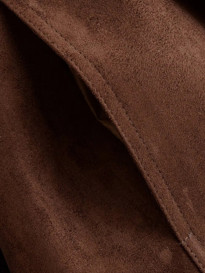 HH Woman's Fashion Coats Solid Turn-Down Collar Long Sleeves Pockets Single Breasted Female Autumn Streetweer Style Jackets