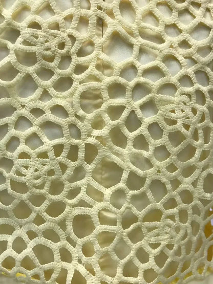 Wein Lace Cardigan Dress with Two Coats Lady Female Woman Skirt Dresses Coat Set Suit Hollow Out Cotton and Linen Formal Office