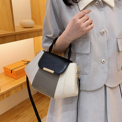 High Quality Soft Leather Handbag Women Luxury Purses Female Bag Designer Patchwork Ladies Shoulder Crossbody Bag Sac A Main New