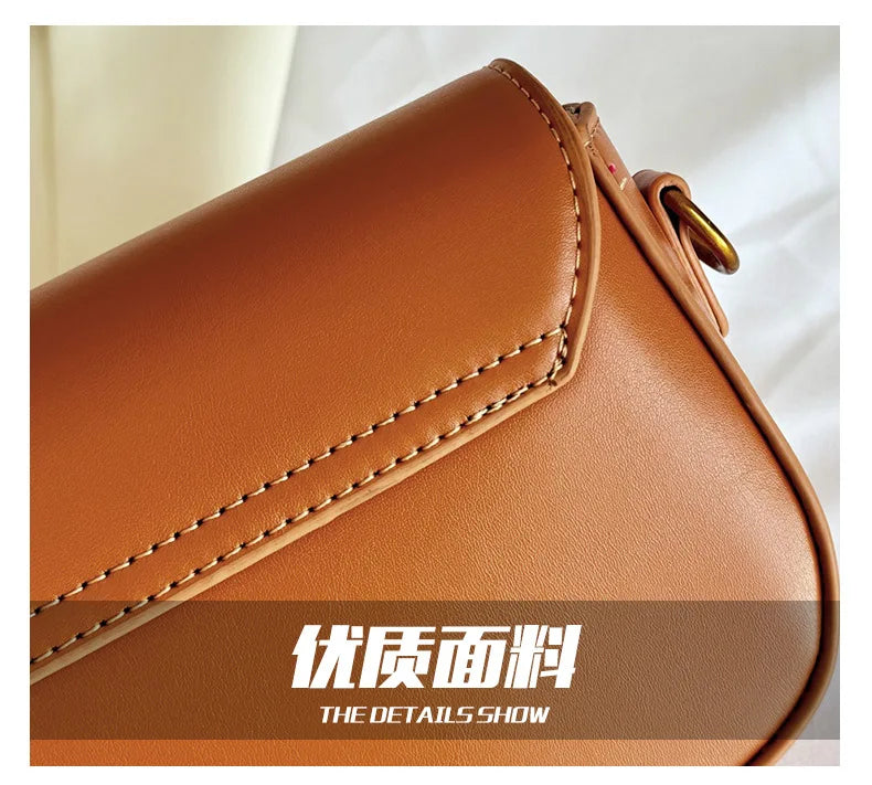 Handbag, A Must-enter for Experts New High-end Fashion Versatile Oblique Span Bag, Fashionable Retro High-texture