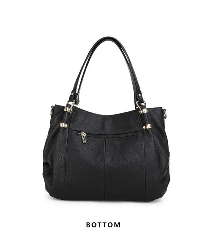 Woman Handbag Flower Print Luxury Cowhide Noble Ladies Shoulder Bag Crossbody Tote Purses Genuine Leather Bag