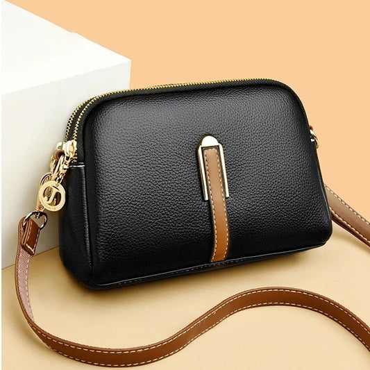 Women's Shoulder Bag PU Handbag Designer Cowhide Flap Bag Luxury Women's Messenger Bags Crossbody Bags for Women