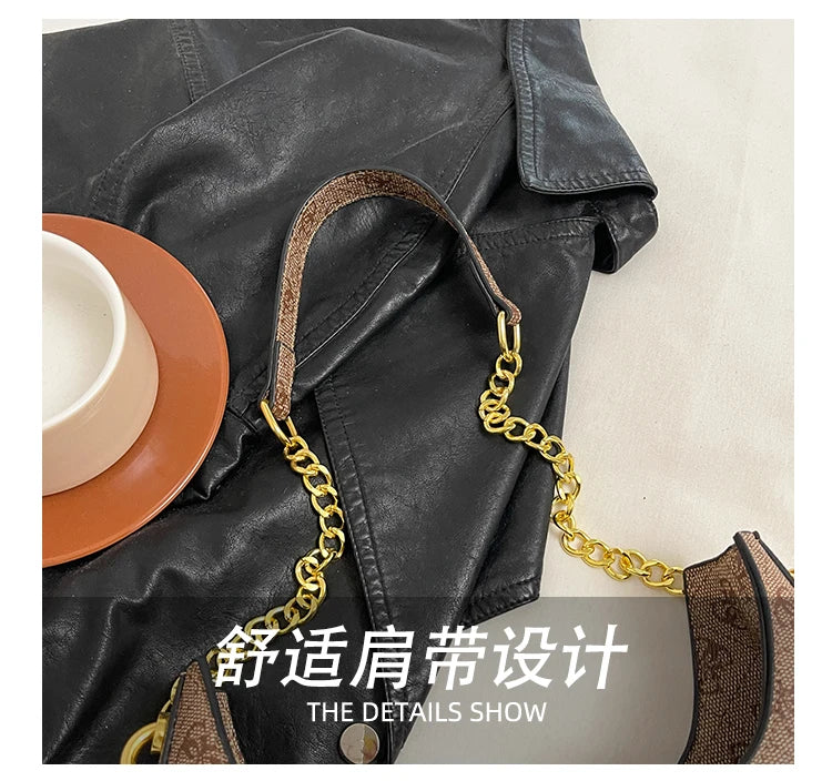 Elegant Leather Handbags For Women Shoulder Bag By Famous Desinger Luxury Brand Popular Classic Elegant Ladies