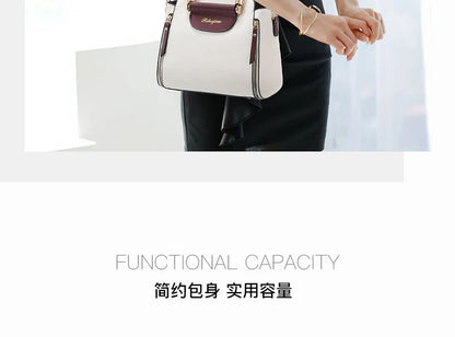Women's Bags 2025 New Fashion Color Hit Handbag European and American Shoulder Crossbody Simple Elegant Office Wallet