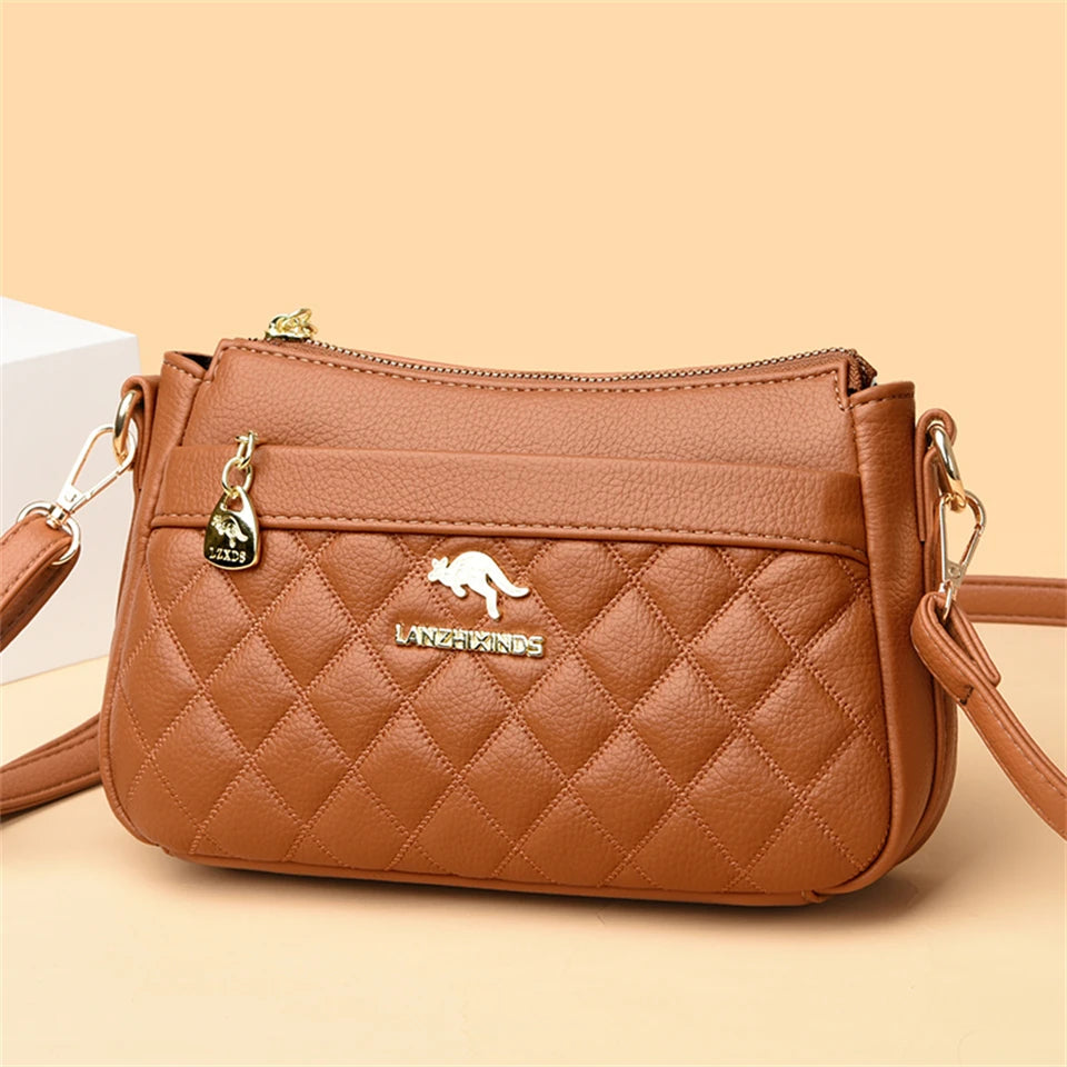 Casual Women's Handbags High Quality Leather Totes Bag Female Top-Handle Bag Large Capacity Crossbody Shoulder Bag Hand Bag Sac